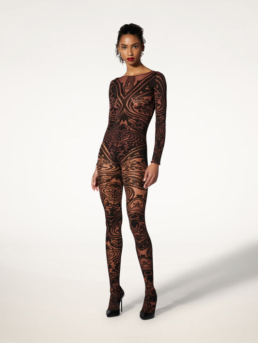 Paisley Tattoo Tights Paisley Tattoo Tights