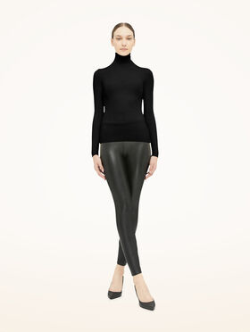 Merino Fine Rib Top Long Sleev
