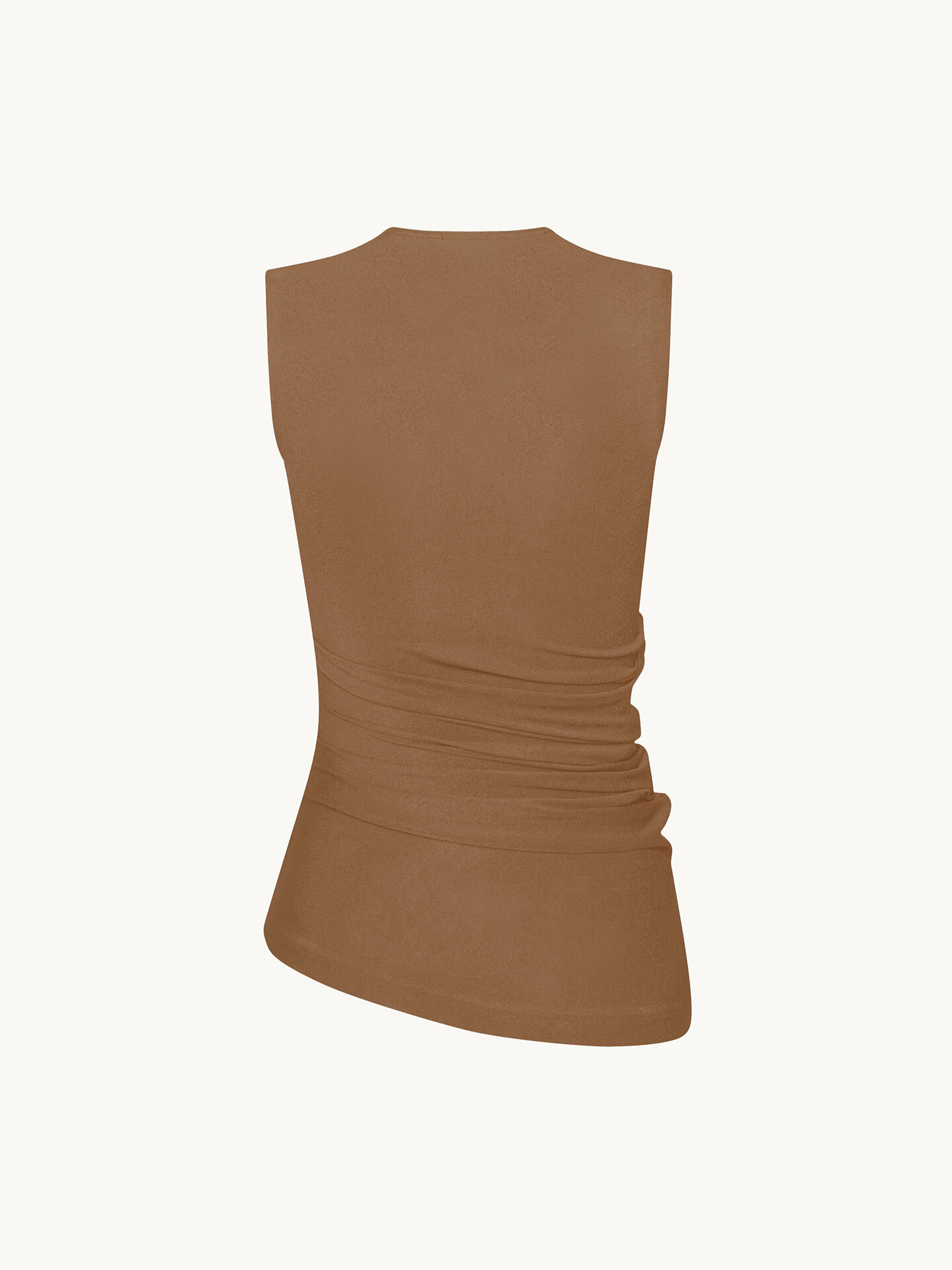 The Crepe Jersey Top Sleeveles