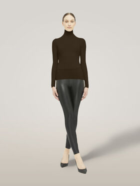MERINO FINE RIB TOP LONG SLEEV
