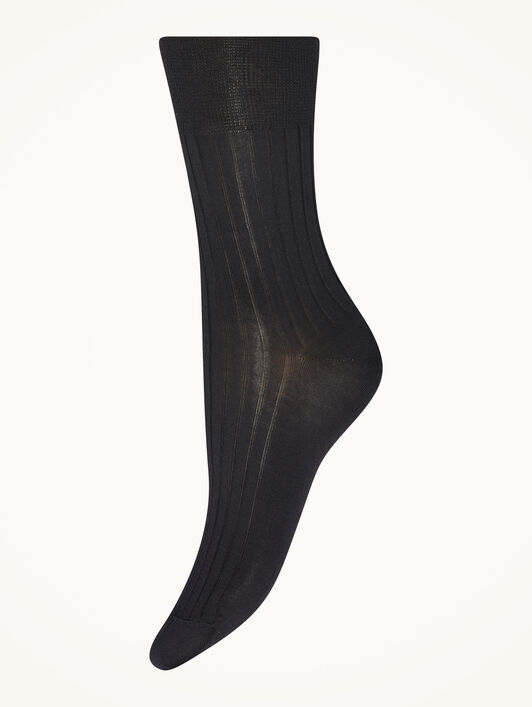 LUXURY COTTON RIB SOCKS
