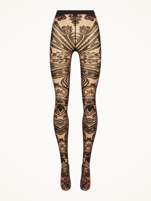 Paisley Tattoo Tights Paisley Tattoo Tights