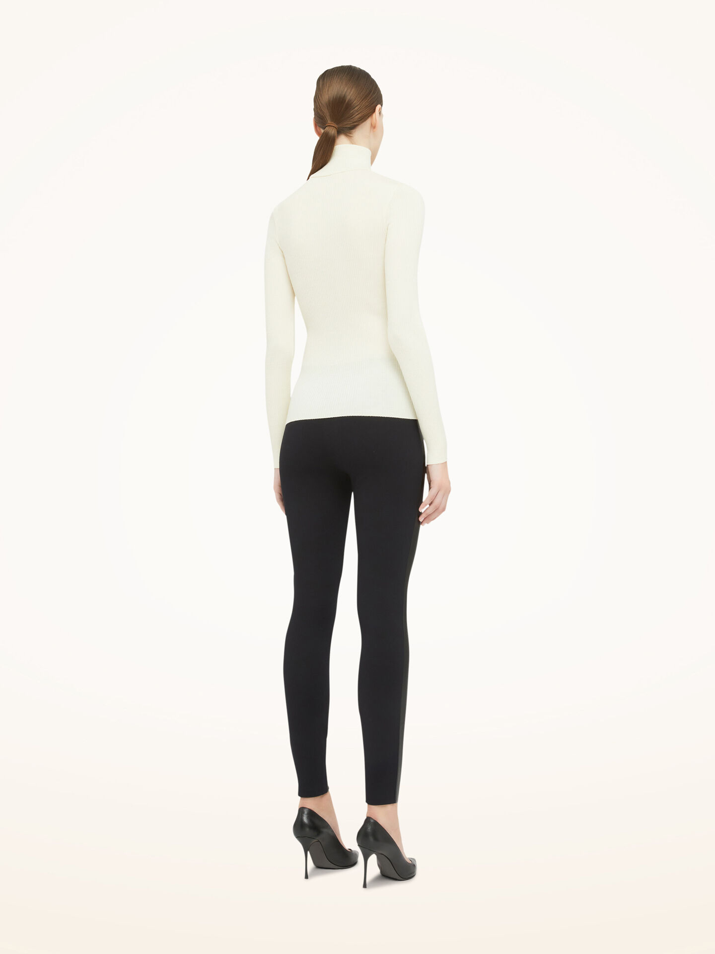 Merino Fine Rib Top Long Sleev