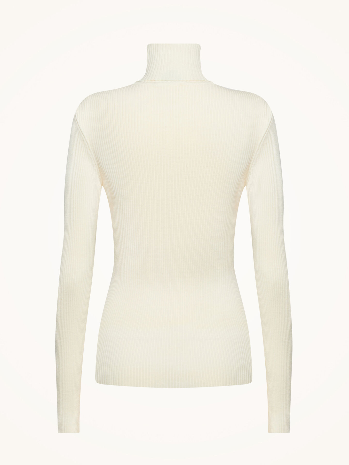 Merino Fine Rib Top Long Sleev