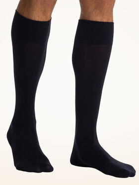 Cotton Velvet Knee-Highs