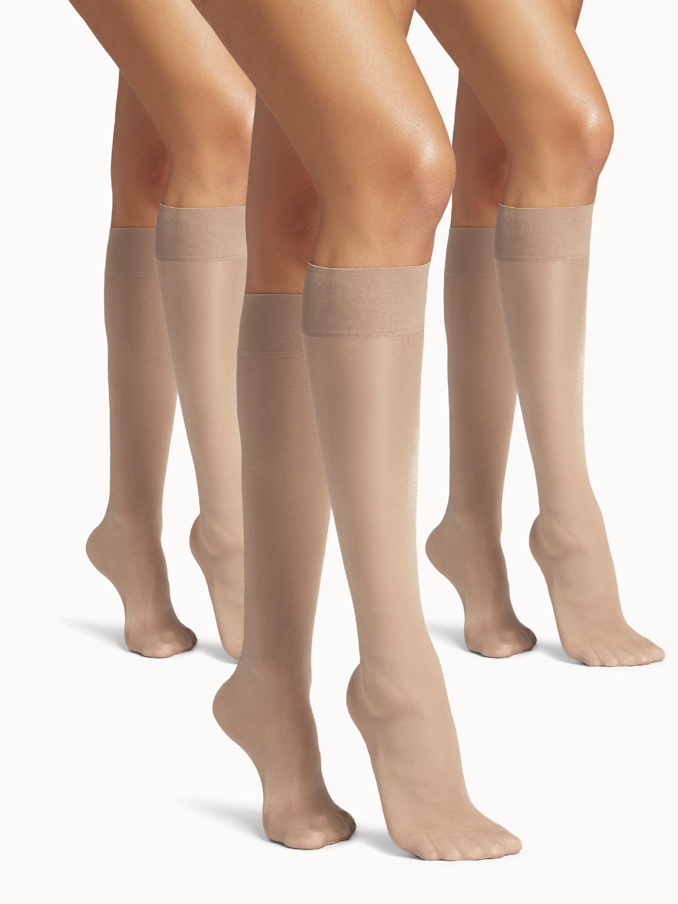 SATIN TOUCH 20 KNEE-HIGHS SET (3 UNITS)