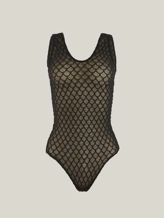VELVET NET ILLUSION STR. BODY