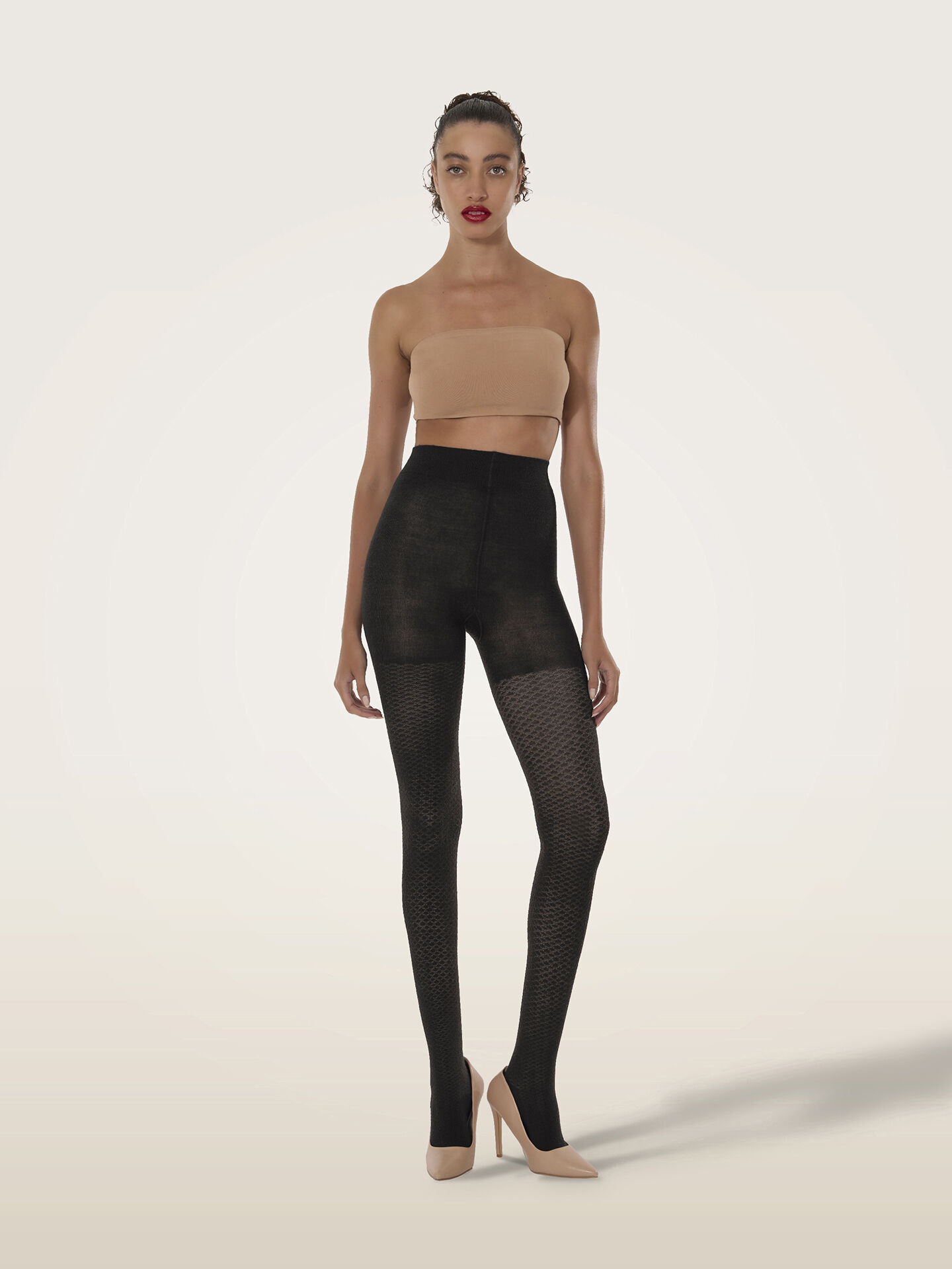 MERINO PATTERN TIGHTS