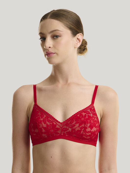 LACE TRIANGLE BRA LACE TRIANGLE BRA