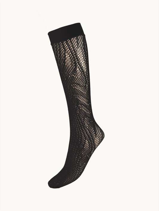 SNAKE NET KNEE-HIGHS