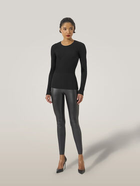 FINE MERINO RIB TOP L. SLEEVES